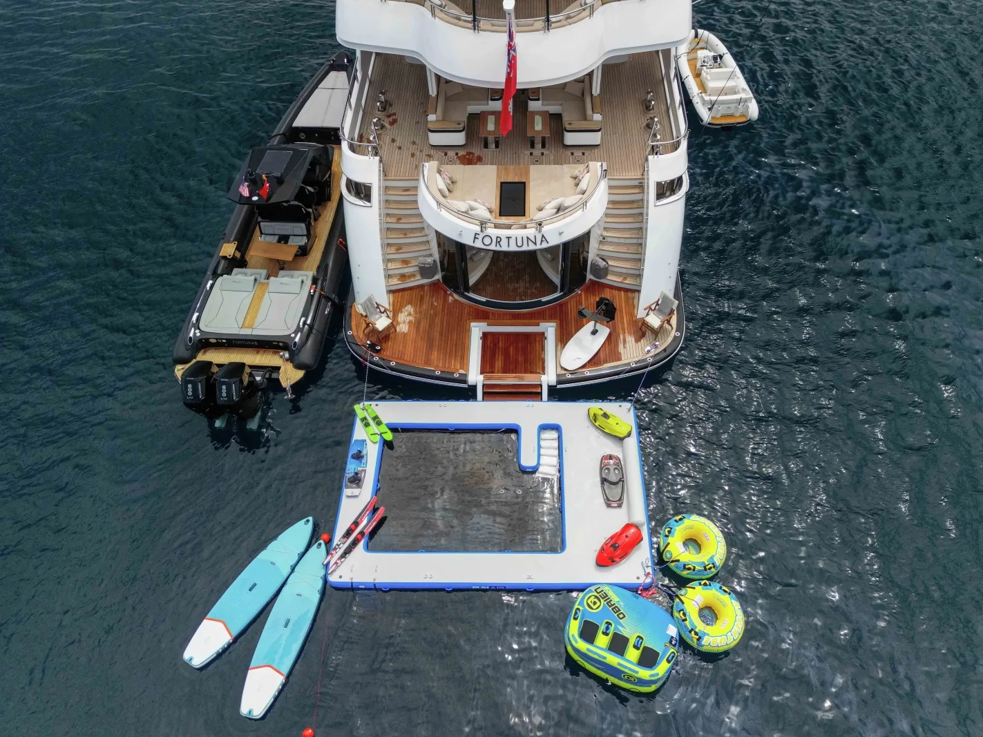 FORTUNA - photo 5 location yacht Saint-Tropez