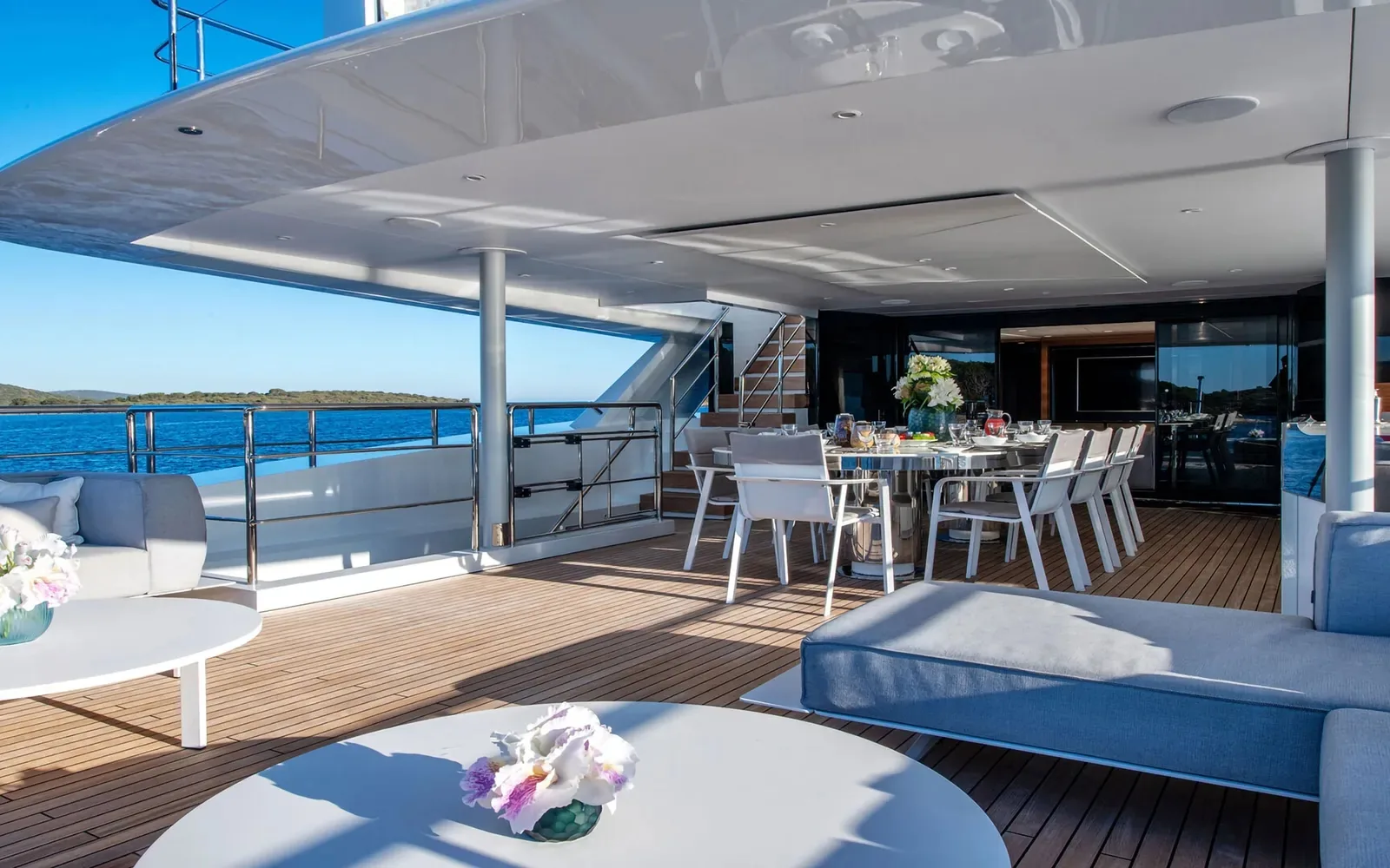 SILVER FOX - photo 8 location yacht Saint-Tropez
